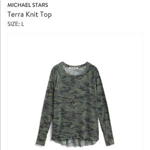 Michael Stars camo sweater